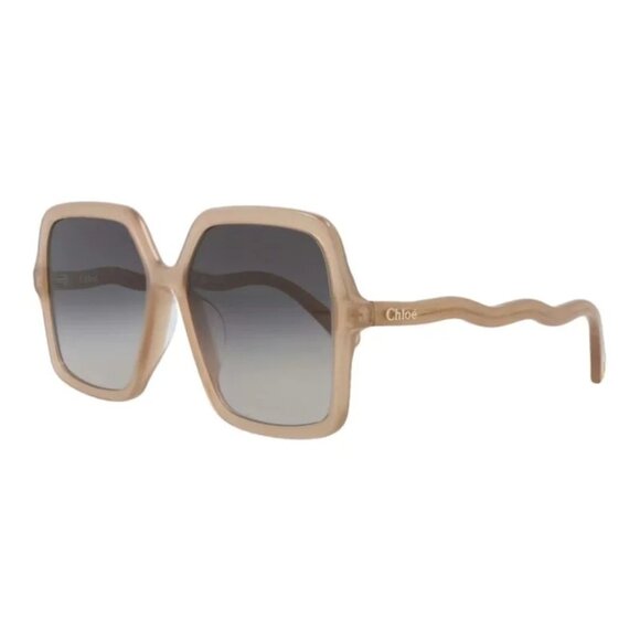 NEW CHLOE CH0086SA 007 BROWN GREY WOMEN SUNGLASSES